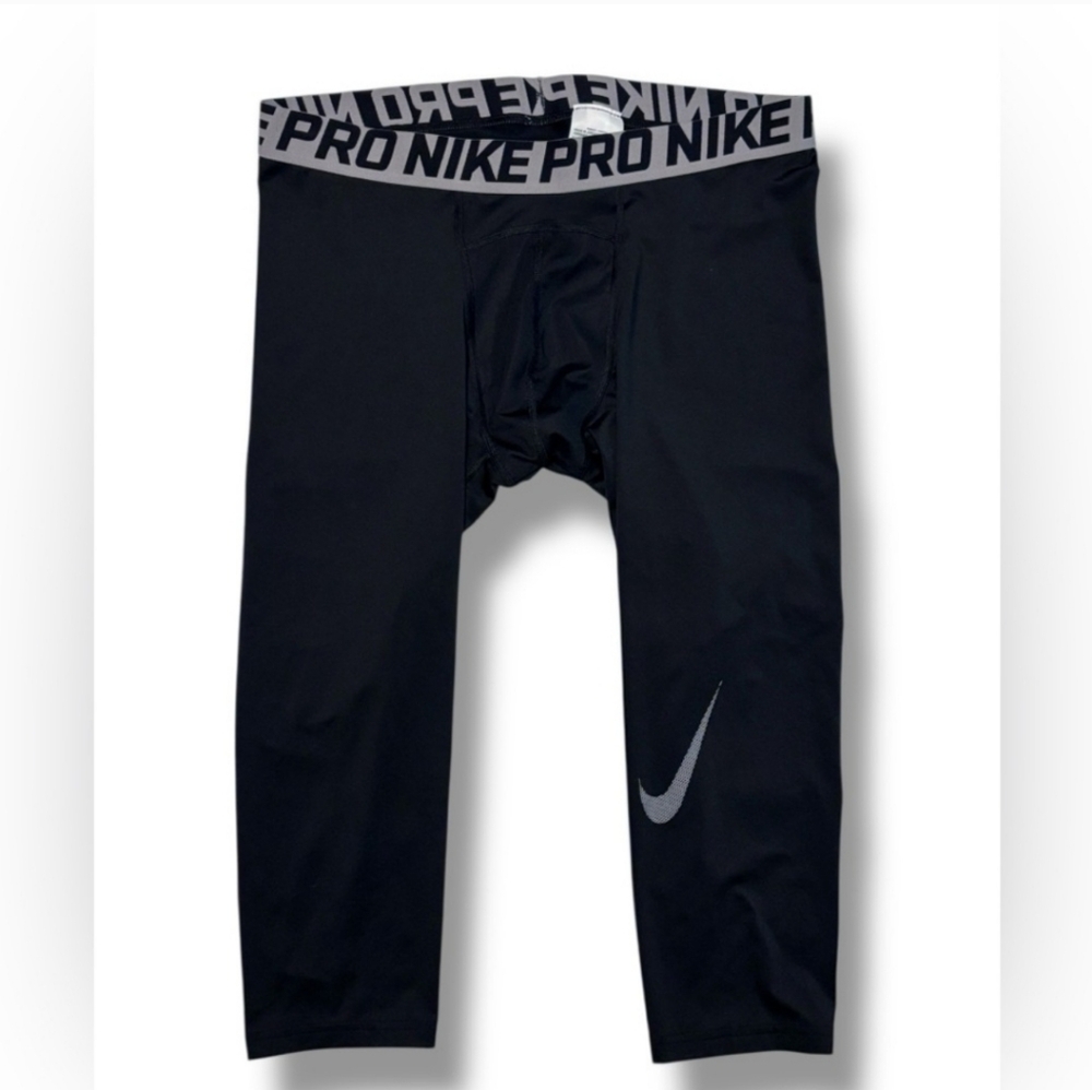Nike Pro Collection Black Compression Leggings - image 1